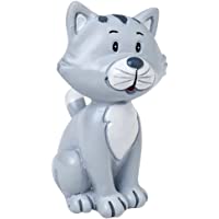 Mopec Figura Pastel de Novios con Mascota Gato- Poliresina- Gris- 3.5x3x5.5 cm- 2 Unidades